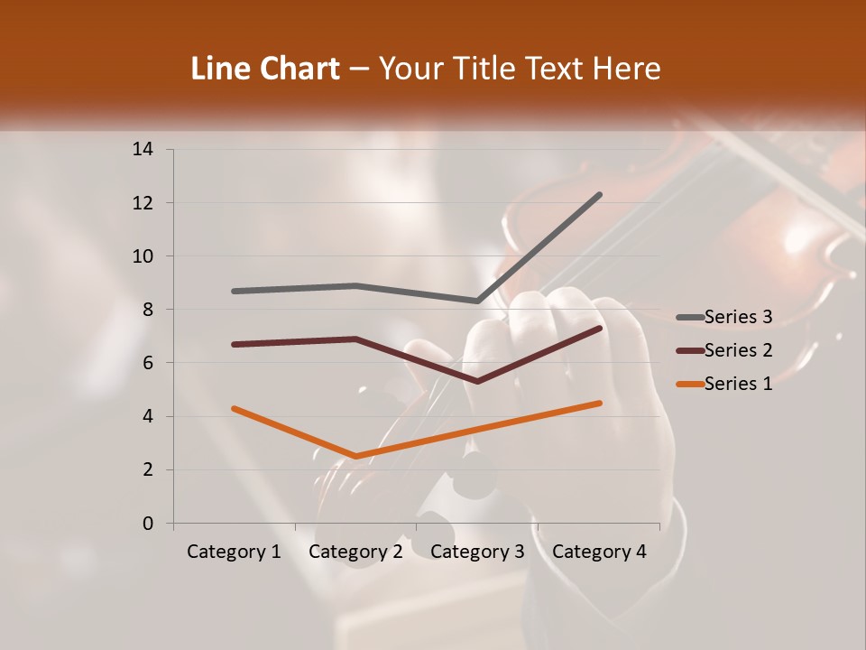 A Person Holding A Violin In Front Of A Group Of People PowerPoint Template