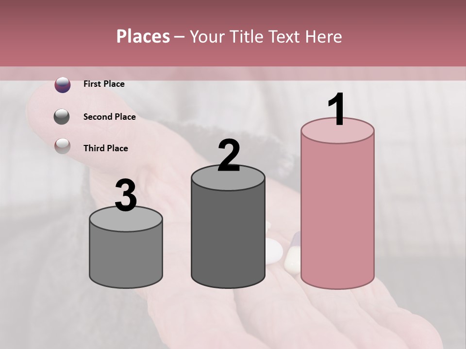 A Person Holding A Pill Pill In Their Hand PowerPoint Template