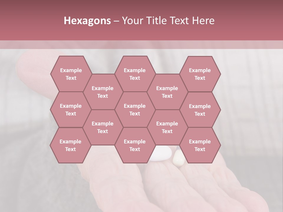 A Person Holding A Pill Pill In Their Hand PowerPoint Template