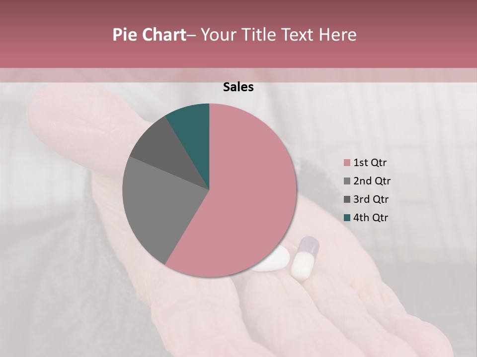 A Person Holding A Pill Pill In Their Hand PowerPoint Template
