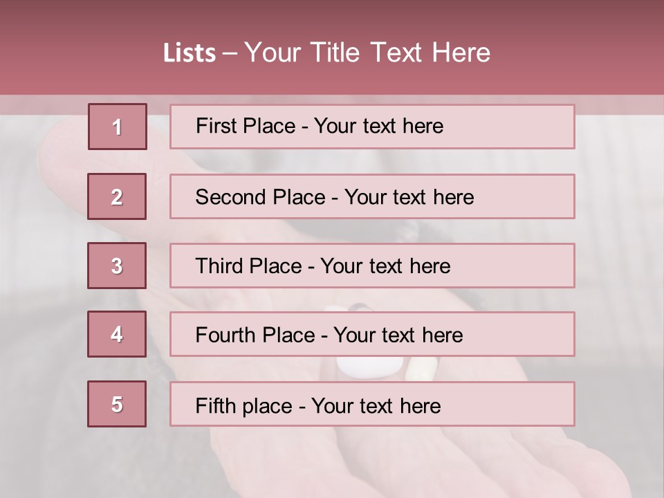 A Person Holding A Pill Pill In Their Hand PowerPoint Template