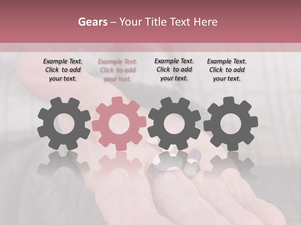 A Person Holding A Pill Pill In Their Hand PowerPoint Template