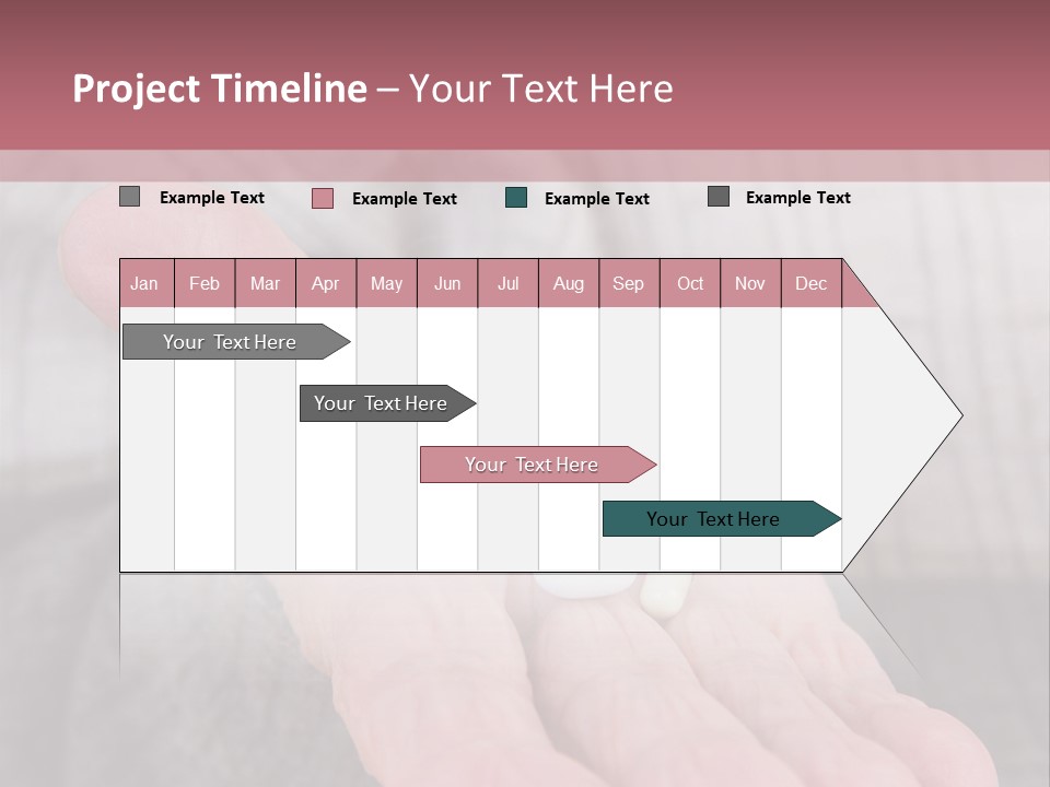 A Person Holding A Pill Pill In Their Hand PowerPoint Template