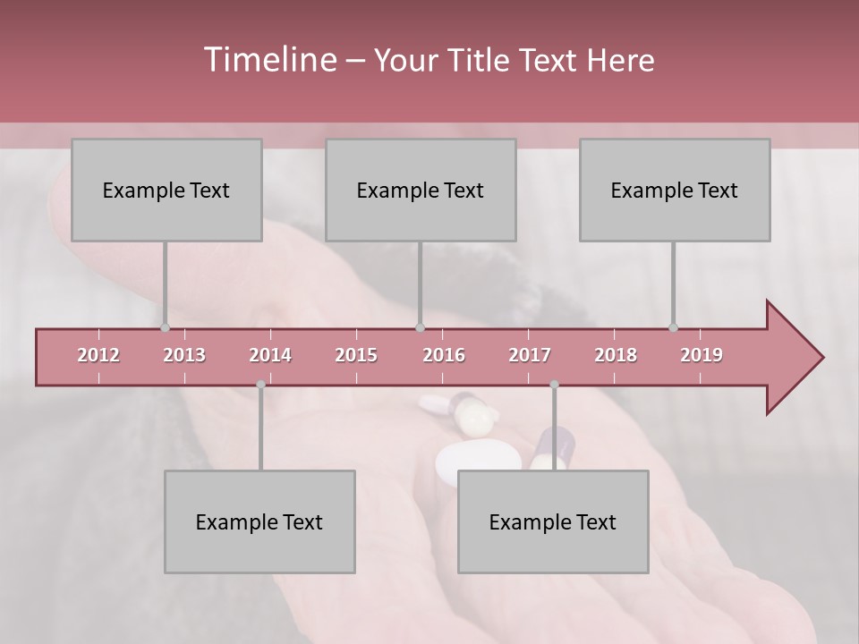 A Person Holding A Pill Pill In Their Hand PowerPoint Template