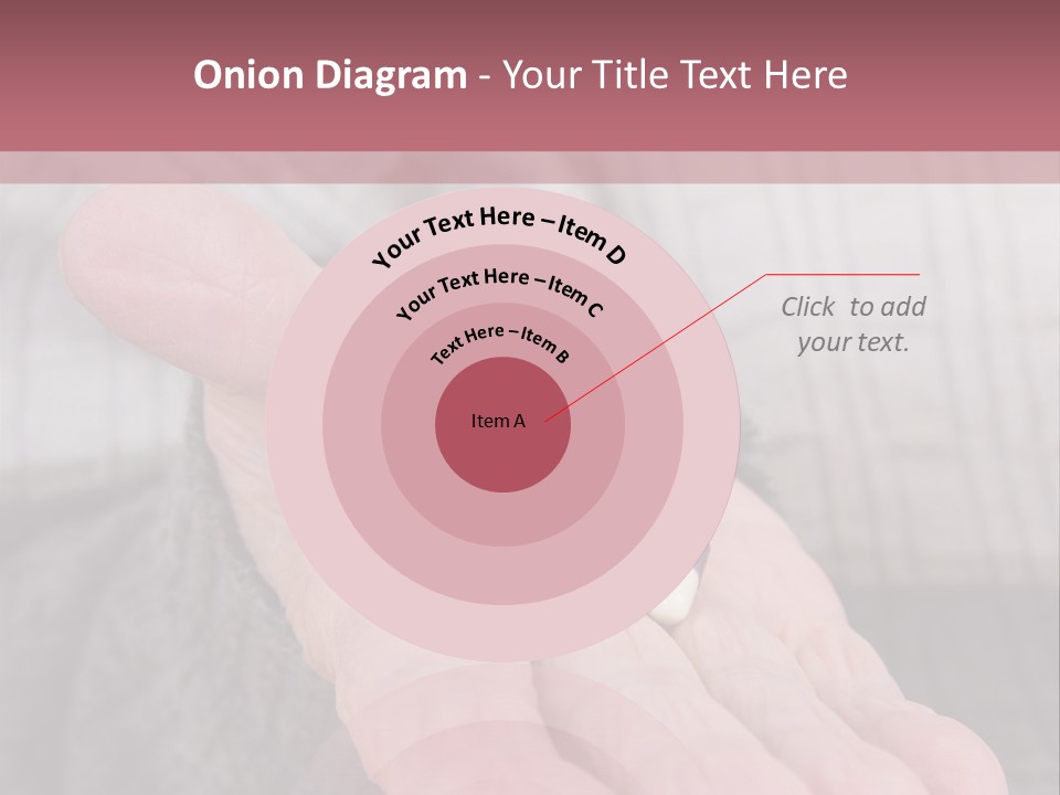 A Person Holding A Pill Pill In Their Hand PowerPoint Template