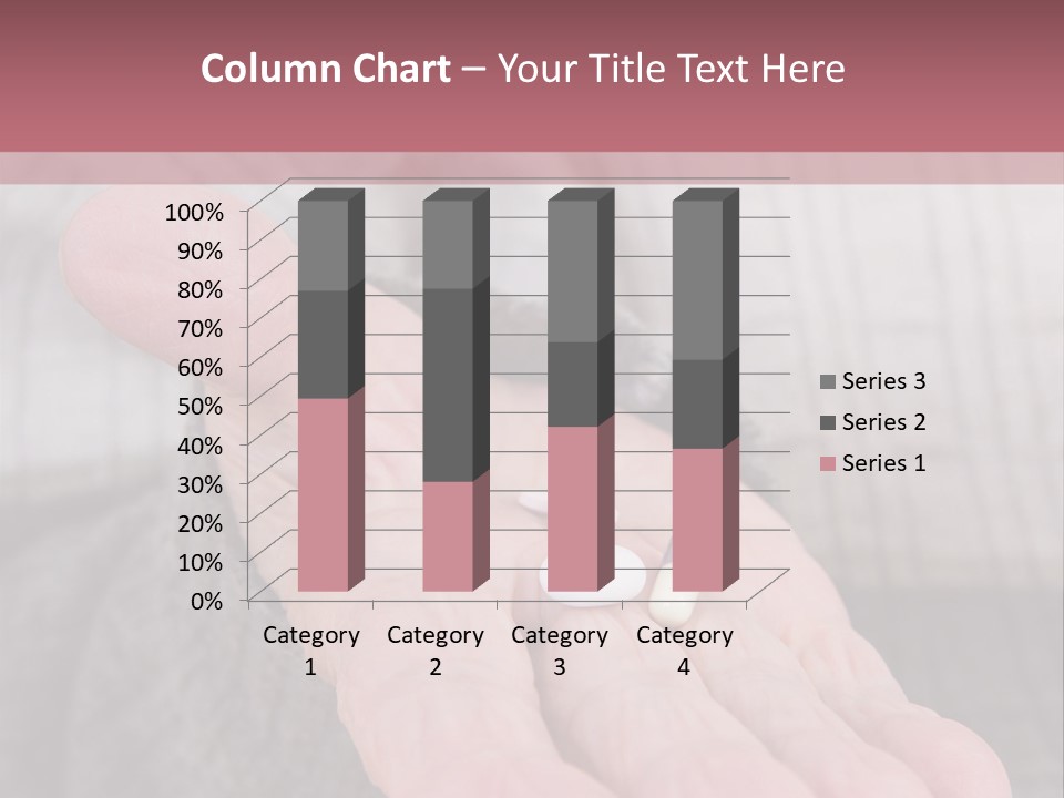 A Person Holding A Pill Pill In Their Hand PowerPoint Template