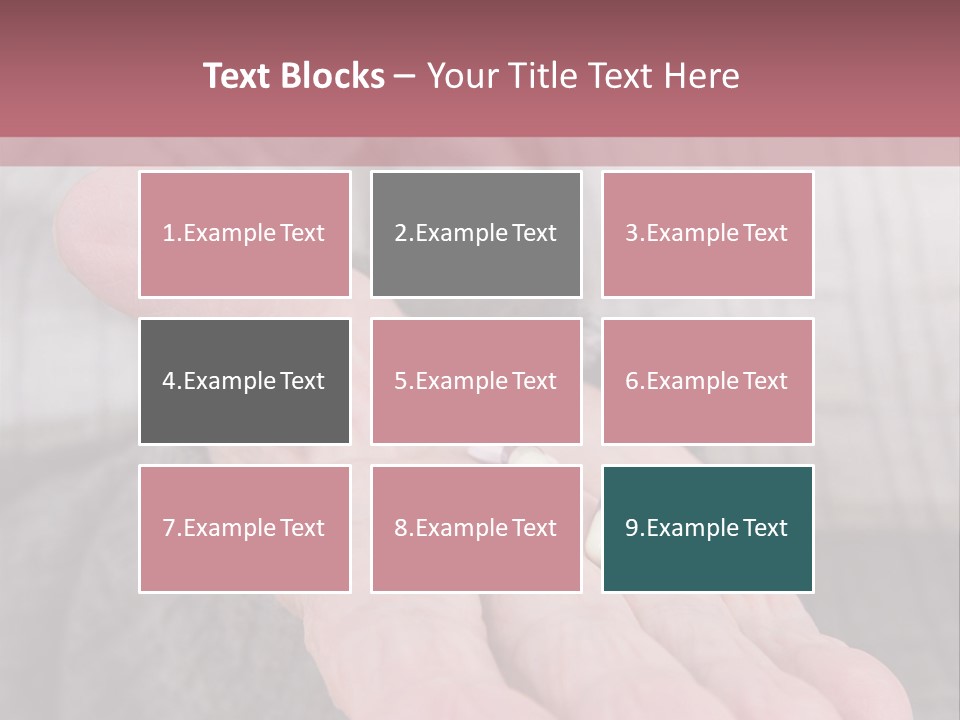 A Person Holding A Pill Pill In Their Hand PowerPoint Template