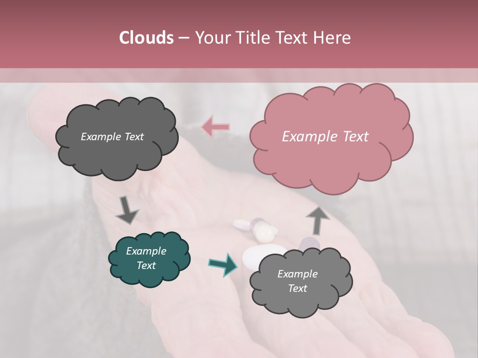 A Person Holding A Pill Pill In Their Hand PowerPoint Template