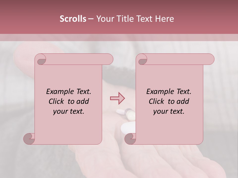 A Person Holding A Pill Pill In Their Hand PowerPoint Template