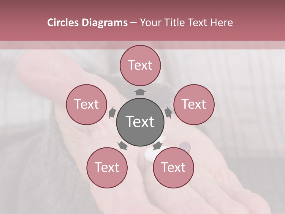 A Person Holding A Pill Pill In Their Hand PowerPoint Template