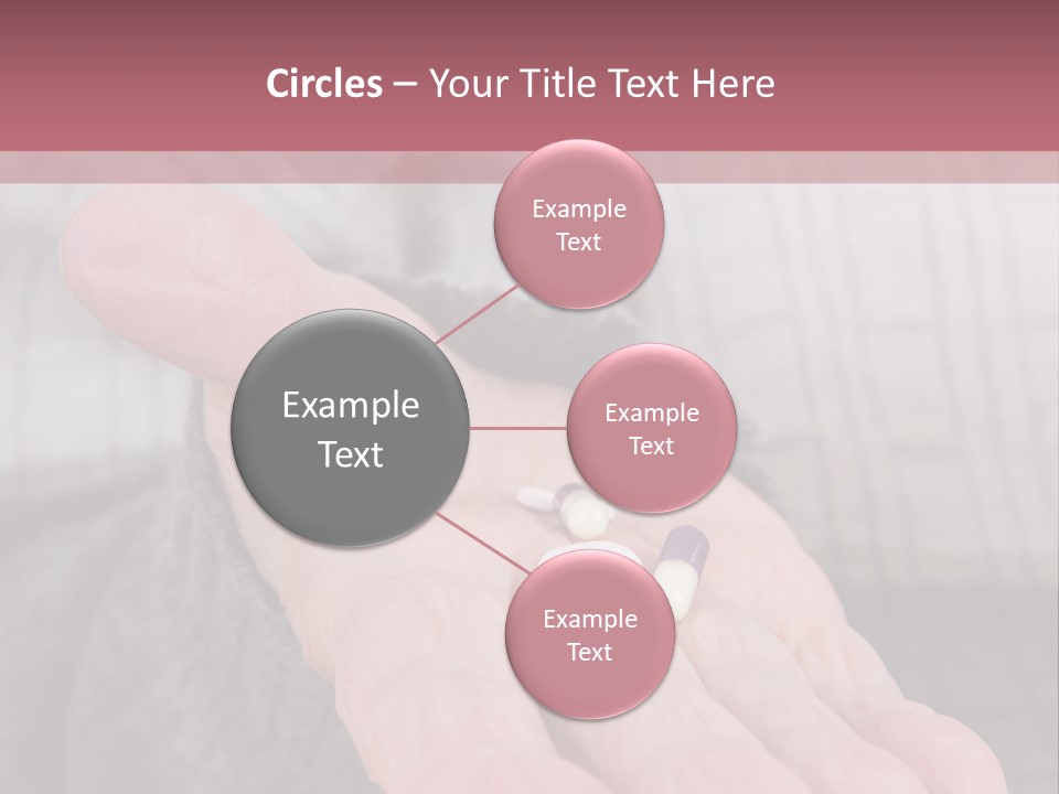 A Person Holding A Pill Pill In Their Hand PowerPoint Template