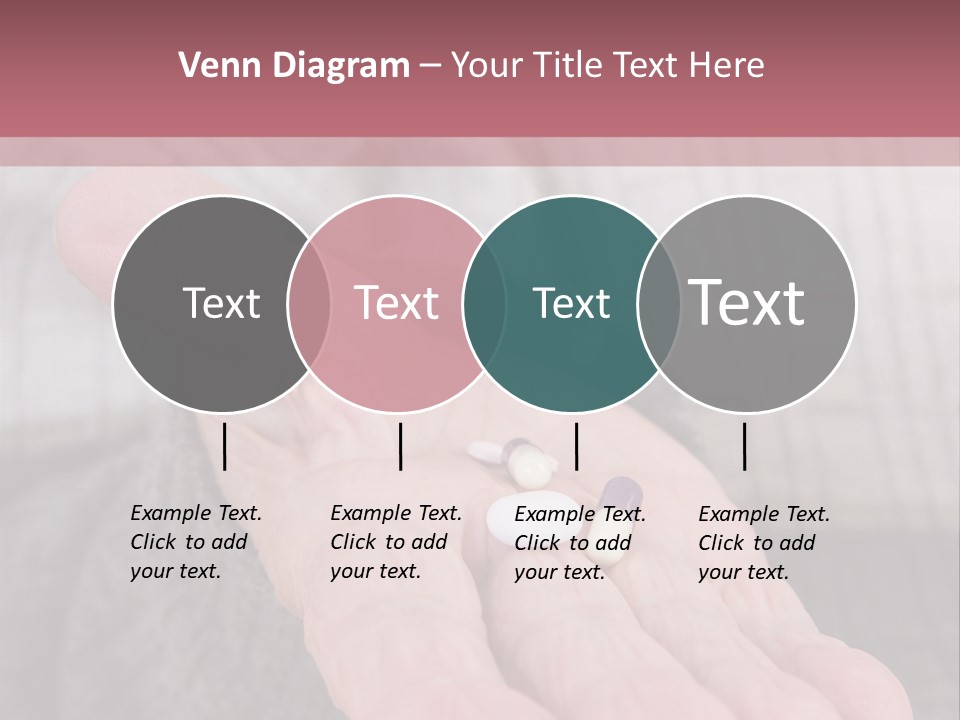 A Person Holding A Pill Pill In Their Hand PowerPoint Template