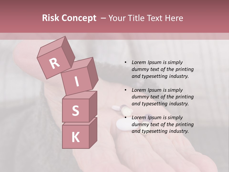 A Person Holding A Pill Pill In Their Hand PowerPoint Template