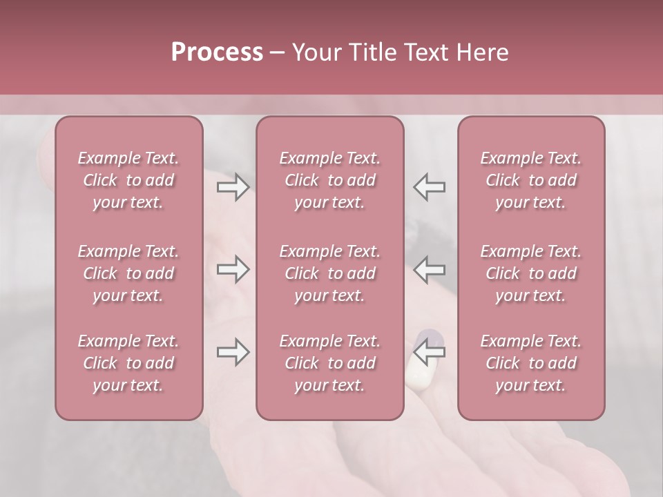A Person Holding A Pill Pill In Their Hand PowerPoint Template