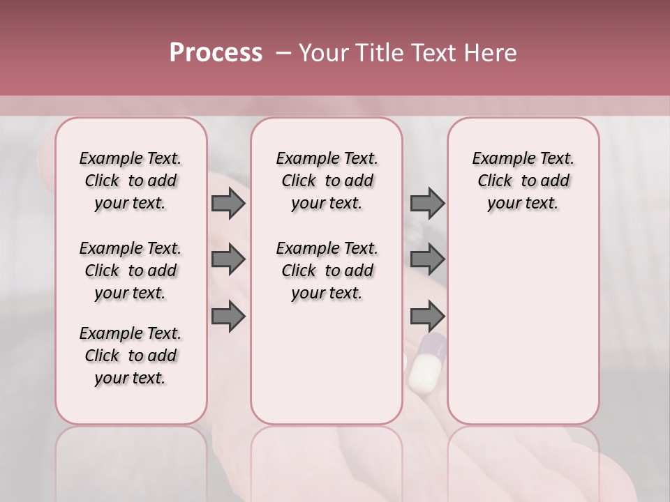 A Person Holding A Pill Pill In Their Hand PowerPoint Template