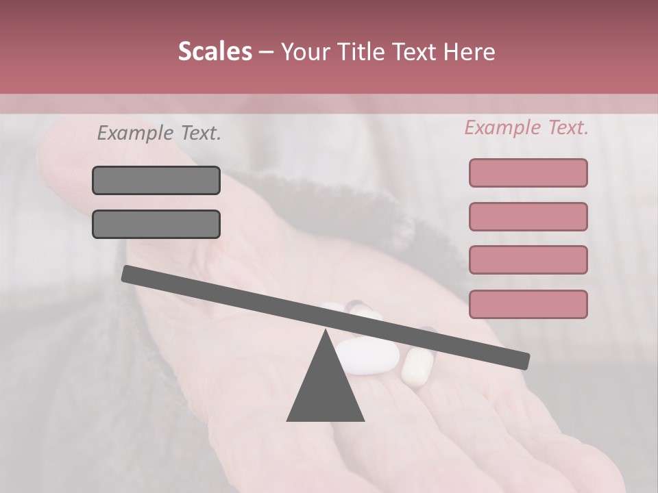 A Person Holding A Pill Pill In Their Hand PowerPoint Template