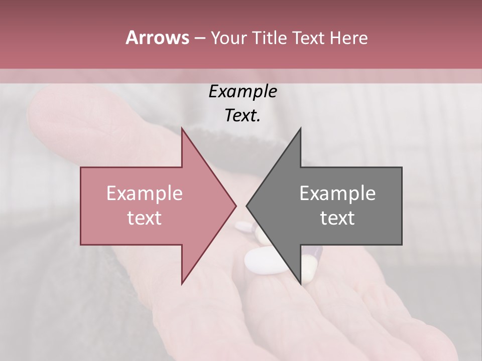 A Person Holding A Pill Pill In Their Hand PowerPoint Template