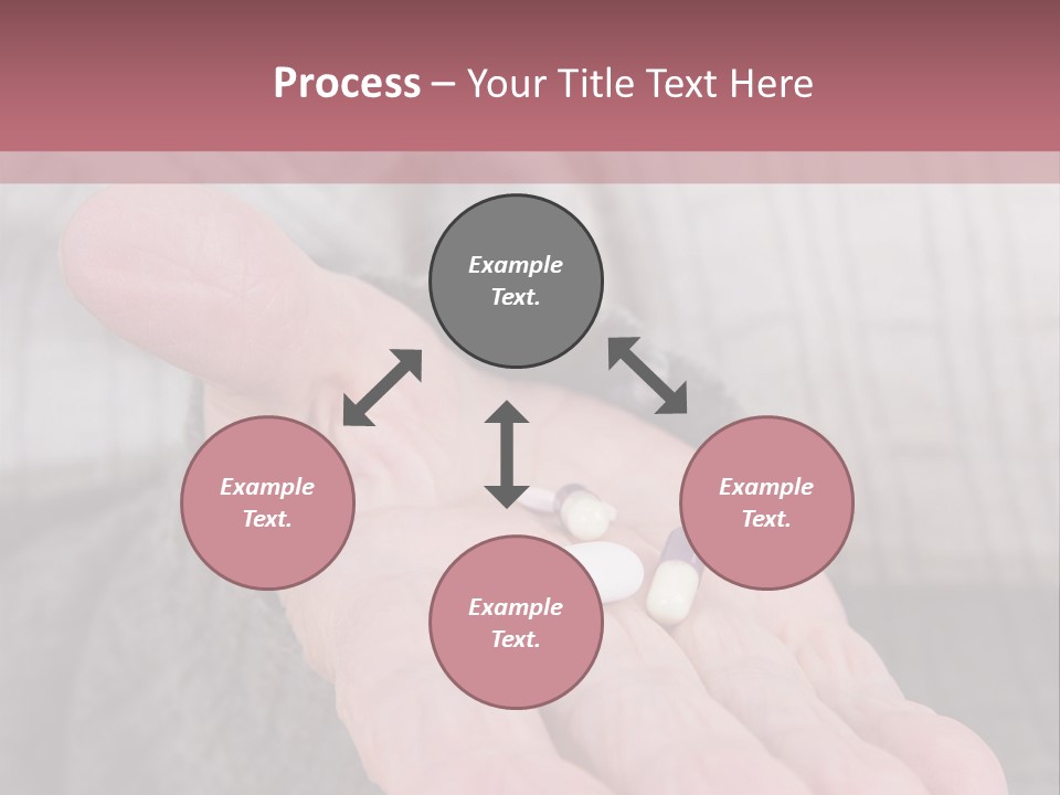 A Person Holding A Pill Pill In Their Hand PowerPoint Template