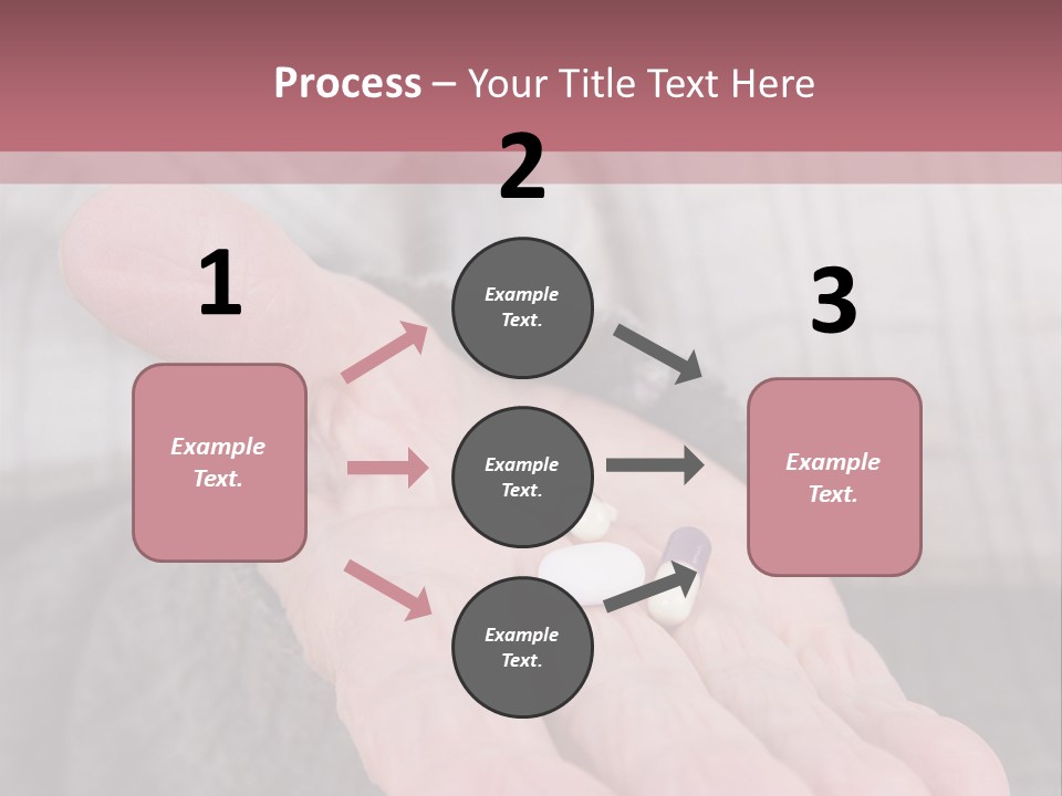 A Person Holding A Pill Pill In Their Hand PowerPoint Template