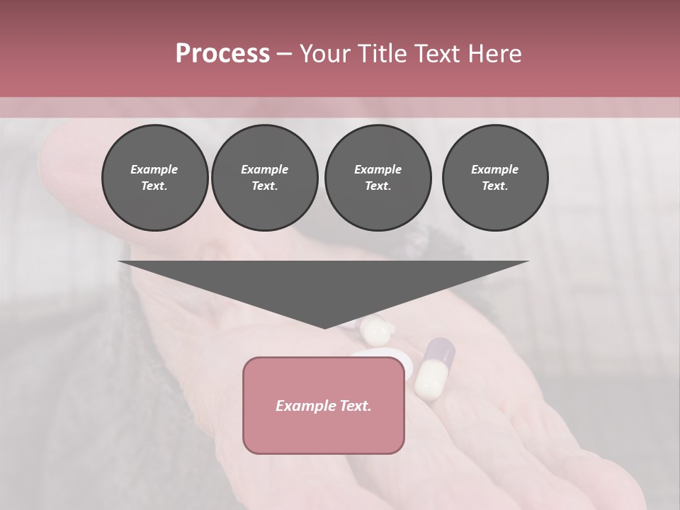 A Person Holding A Pill Pill In Their Hand PowerPoint Template