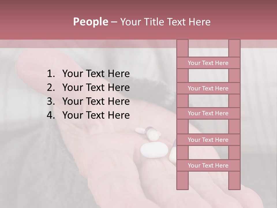 A Person Holding A Pill Pill In Their Hand PowerPoint Template
