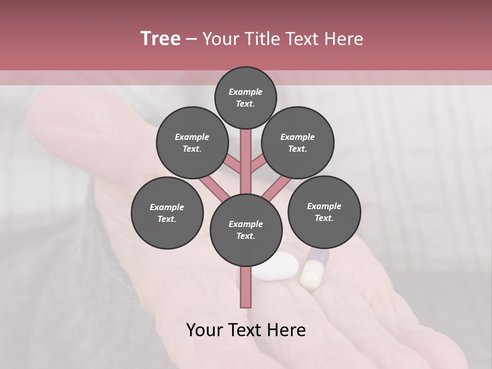 A Person Holding A Pill Pill In Their Hand PowerPoint Template