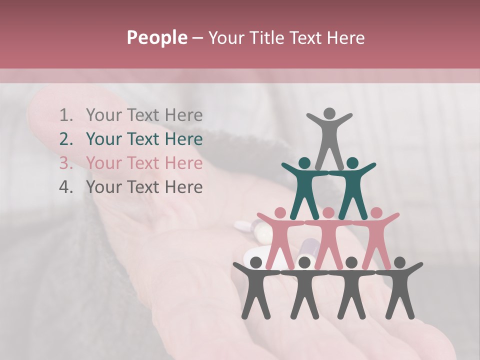 A Person Holding A Pill Pill In Their Hand PowerPoint Template