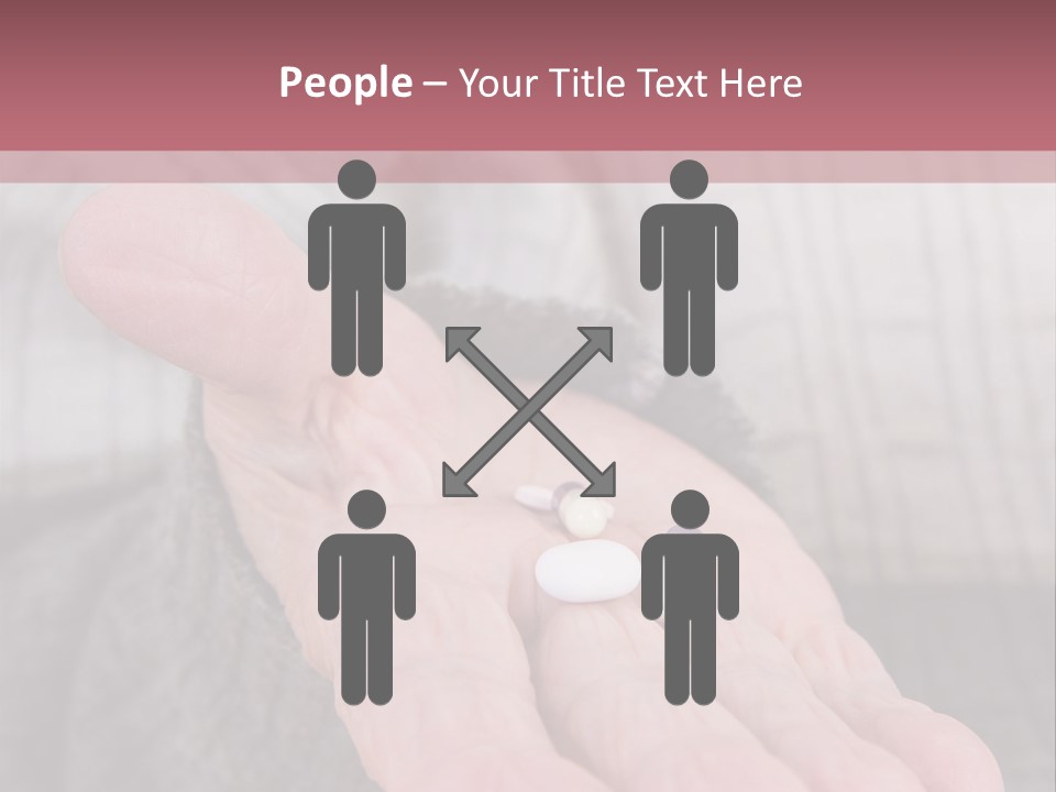 A Person Holding A Pill Pill In Their Hand PowerPoint Template
