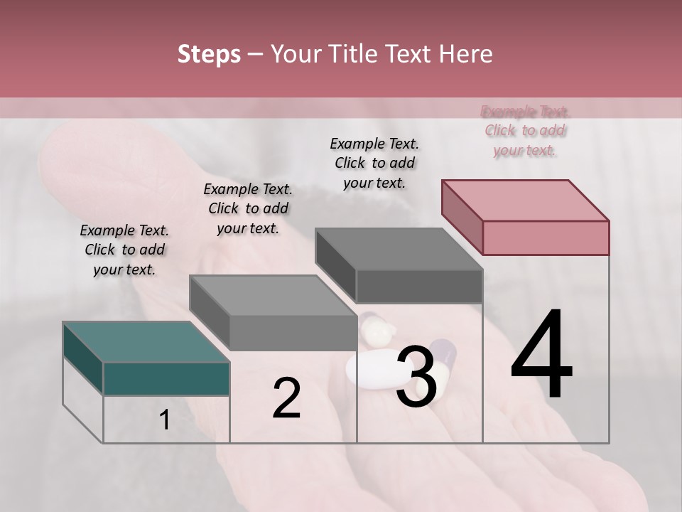 A Person Holding A Pill Pill In Their Hand PowerPoint Template