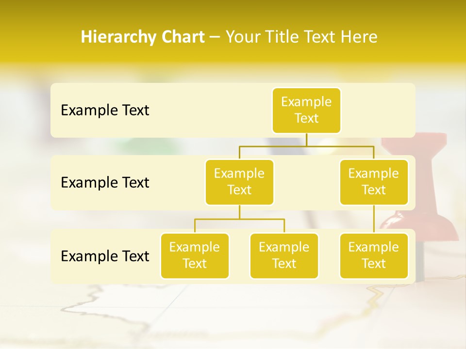 A Group Of Pins With A Map In The Background PowerPoint Template