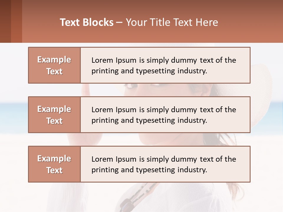 A Woman In A White Hat Pointing At The Camera PowerPoint Template