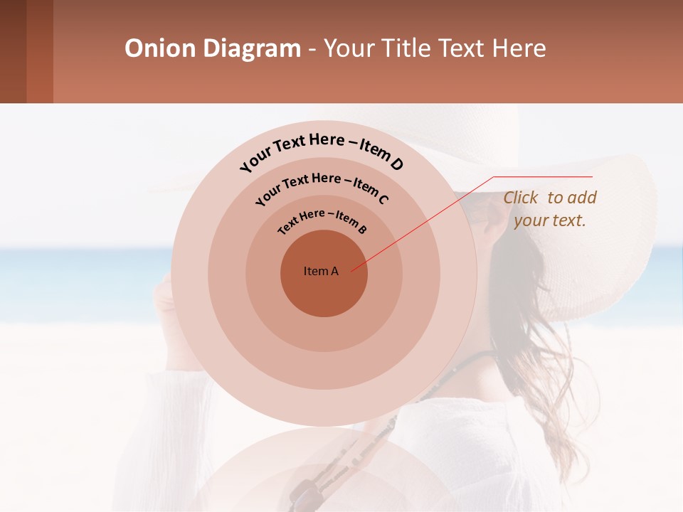 A Woman In A White Hat Pointing At The Camera PowerPoint Template