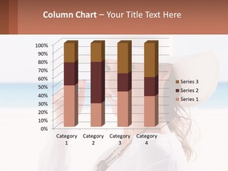 A Woman In A White Hat Pointing At The Camera PowerPoint Template