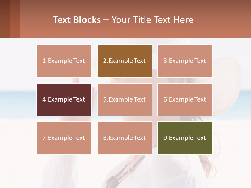 A Woman In A White Hat Pointing At The Camera PowerPoint Template