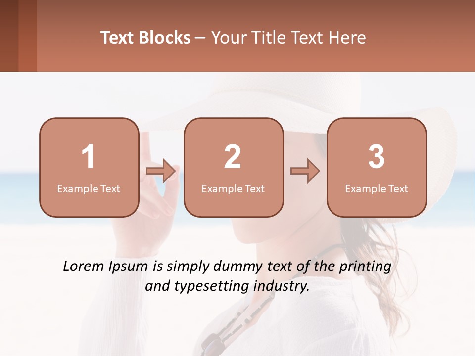 A Woman In A White Hat Pointing At The Camera PowerPoint Template