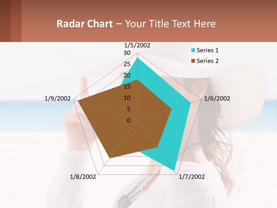 A Woman In A White Hat Pointing At The Camera PowerPoint Template