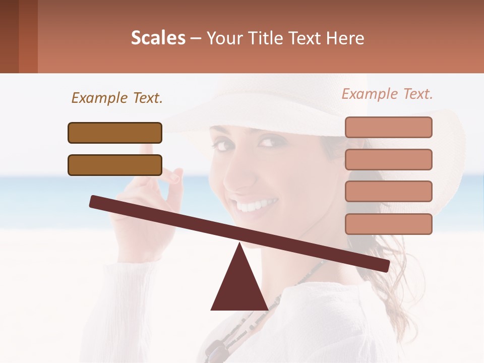 A Woman In A White Hat Pointing At The Camera PowerPoint Template
