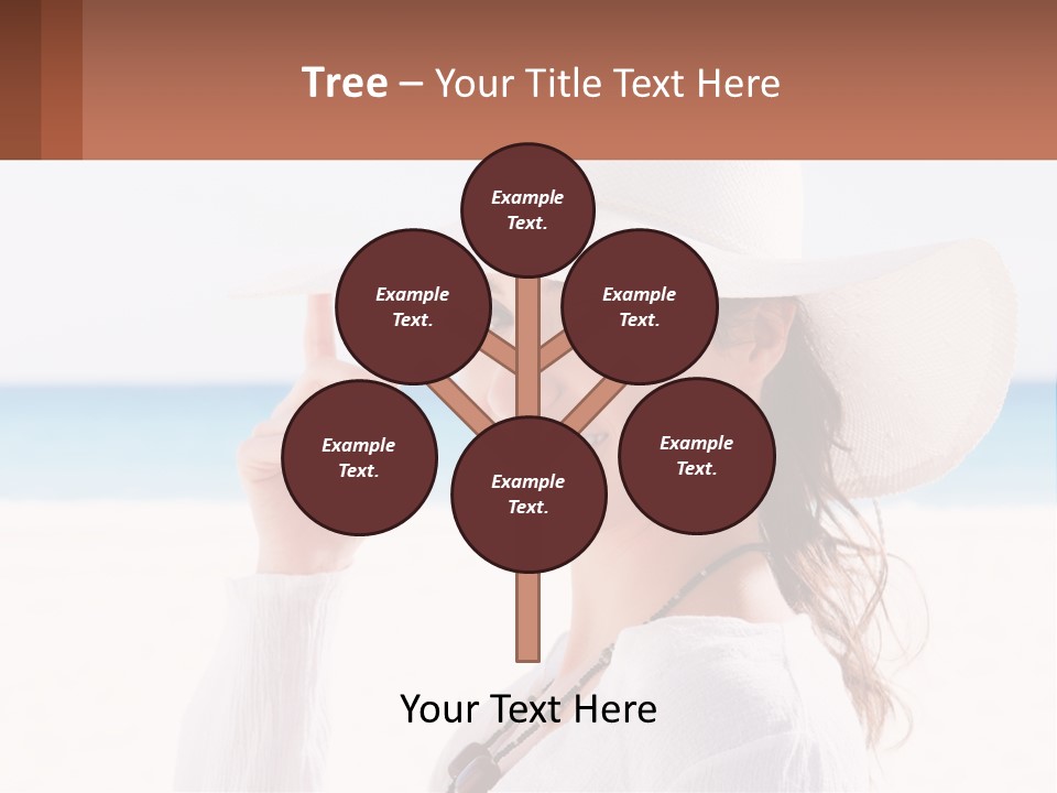 A Woman In A White Hat Pointing At The Camera PowerPoint Template