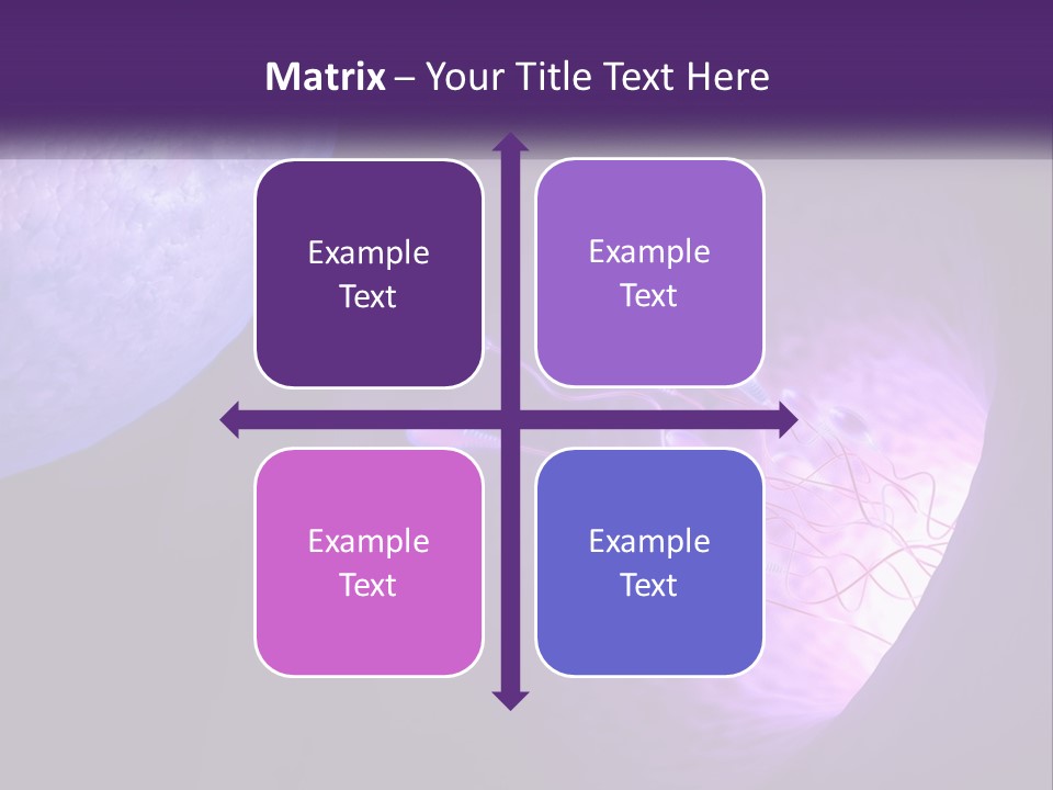 An Image Of A Cell Phone With A Purple Background PowerPoint Template