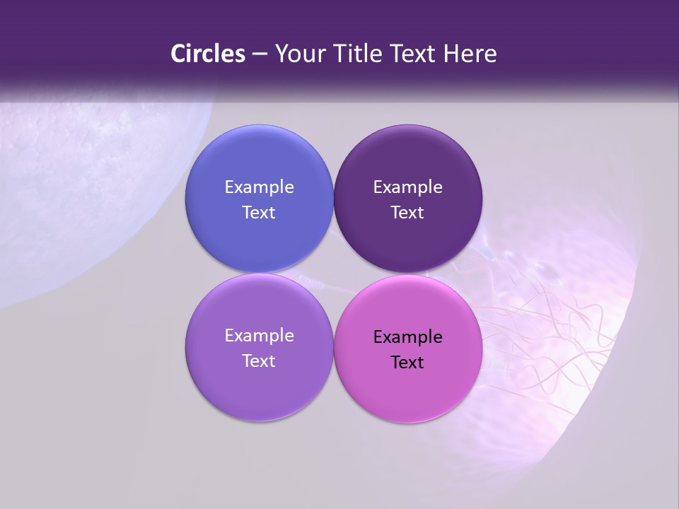 An Image Of A Cell Phone With A Purple Background PowerPoint Template