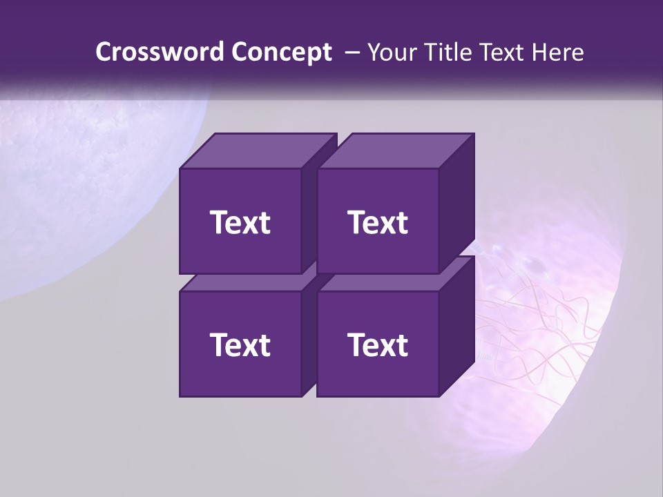 An Image Of A Cell Phone With A Purple Background PowerPoint Template