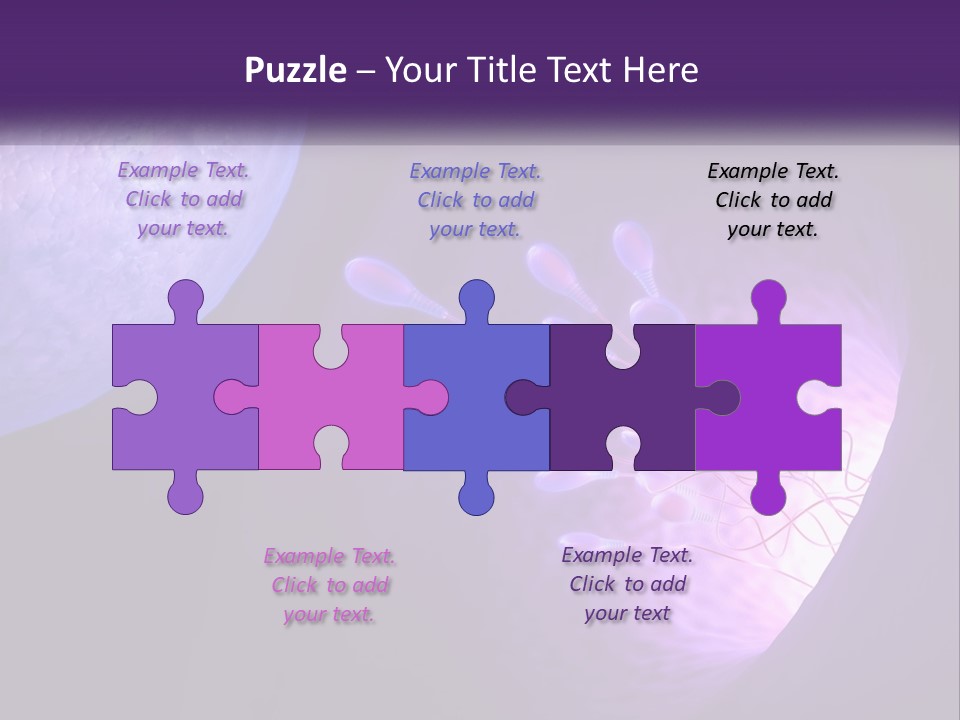 An Image Of A Cell Phone With A Purple Background PowerPoint Template