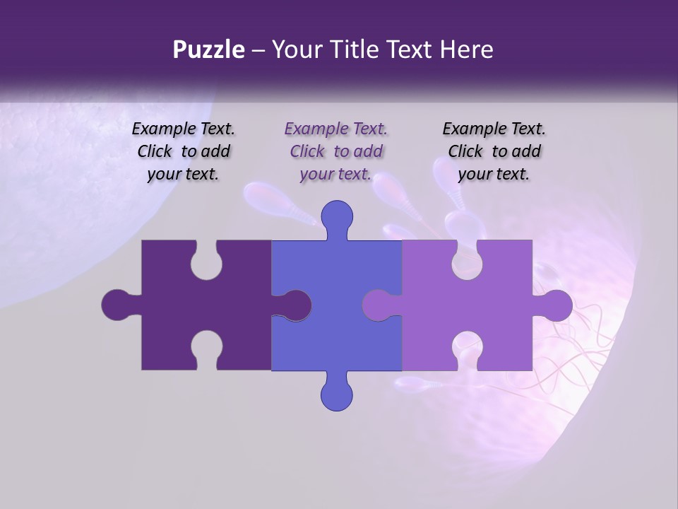 An Image Of A Cell Phone With A Purple Background PowerPoint Template