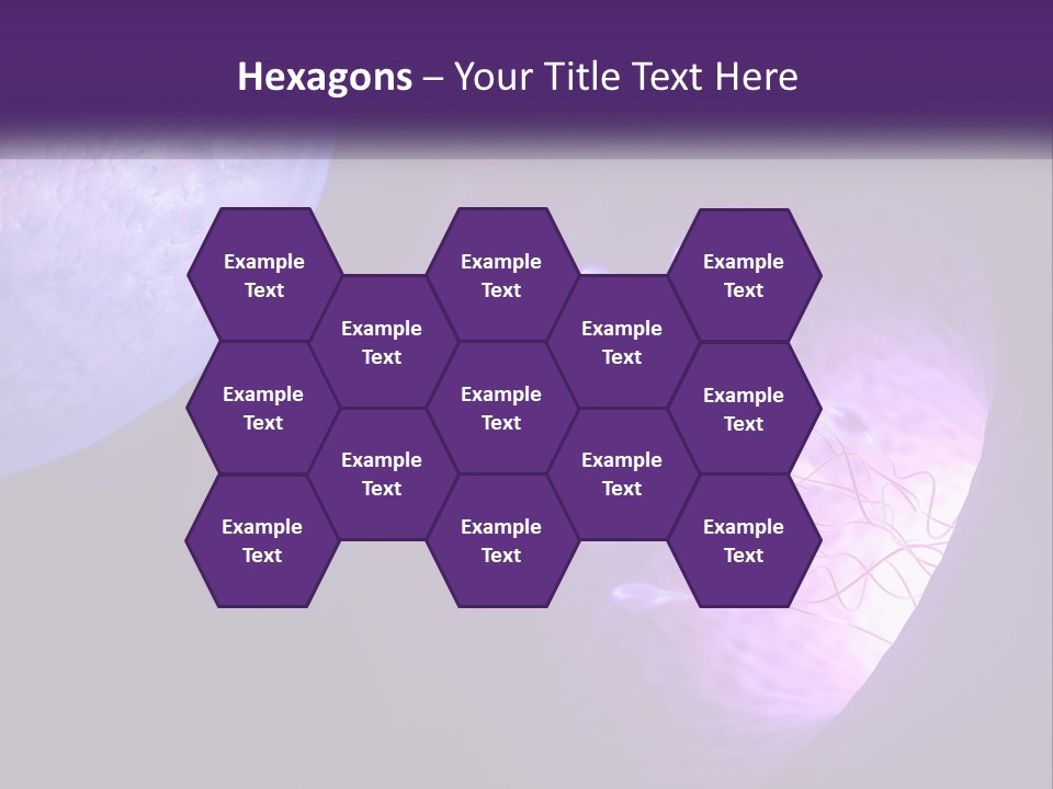 An Image Of A Cell Phone With A Purple Background PowerPoint Template