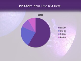 An Image Of A Cell Phone With A Purple Background PowerPoint Template