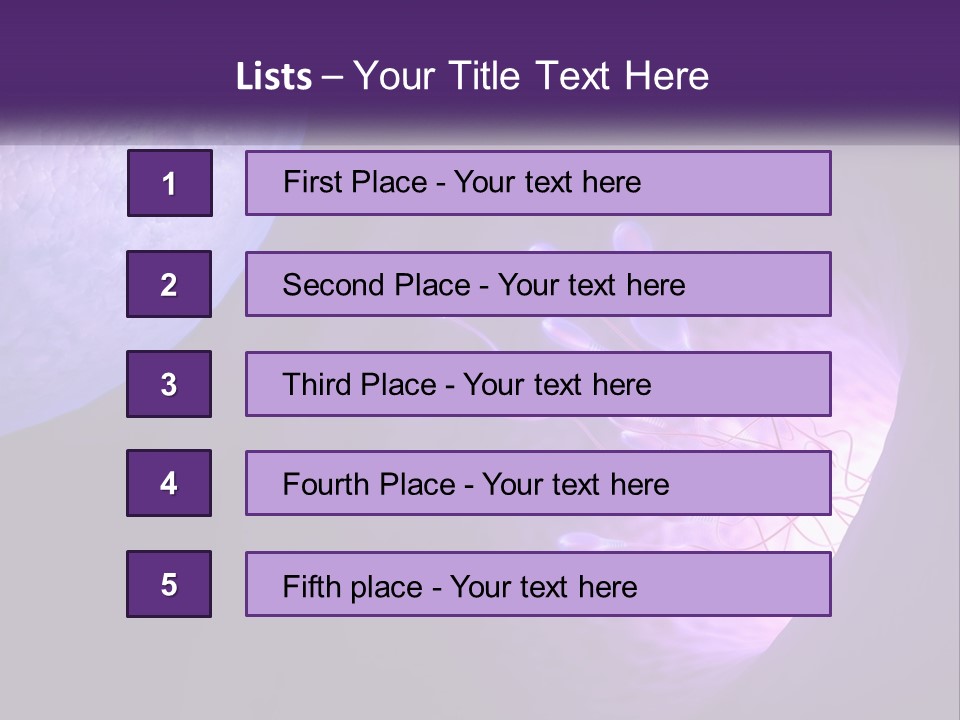 An Image Of A Cell Phone With A Purple Background PowerPoint Template