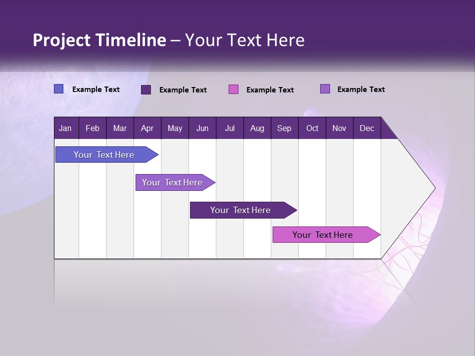 An Image Of A Cell Phone With A Purple Background PowerPoint Template