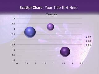 An Image Of A Cell Phone With A Purple Background PowerPoint Template