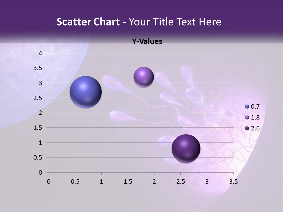 An Image Of A Cell Phone With A Purple Background PowerPoint Template
