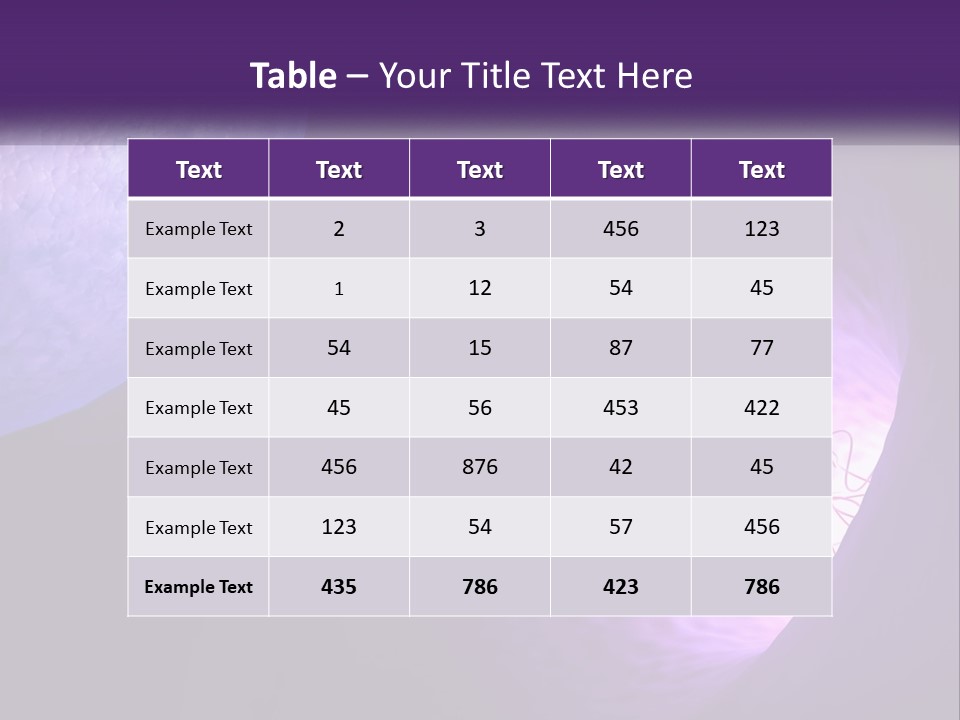 An Image Of A Cell Phone With A Purple Background PowerPoint Template